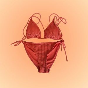 Burnt Orange No Boundaries Bikini